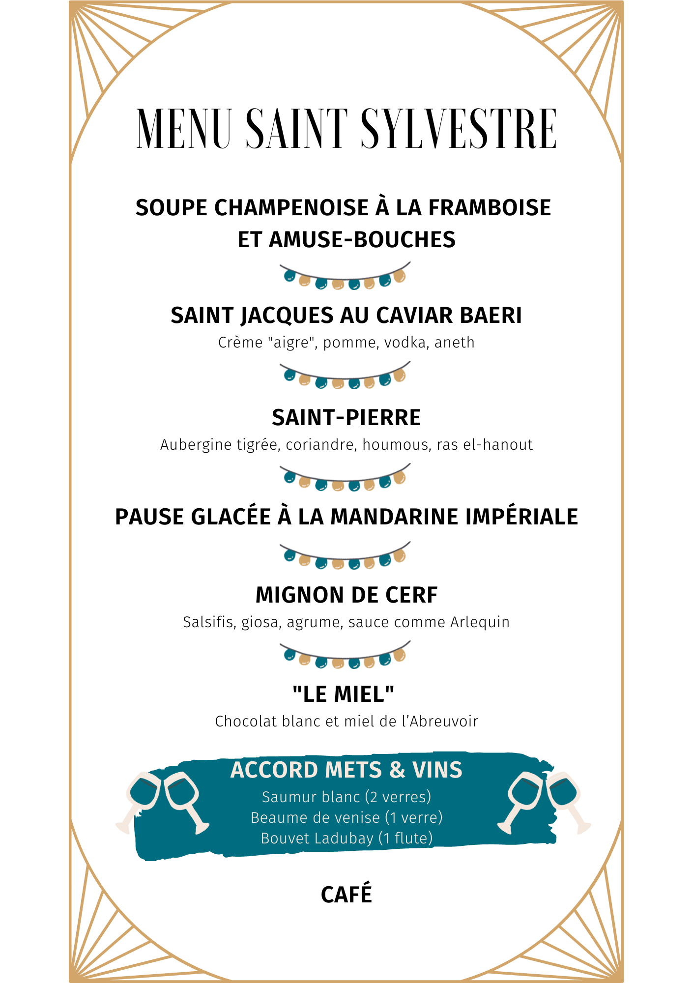 flyers Menu saint sylvestre 2022 (4) menu du réveillon de la Saint-Sylvestre 2022