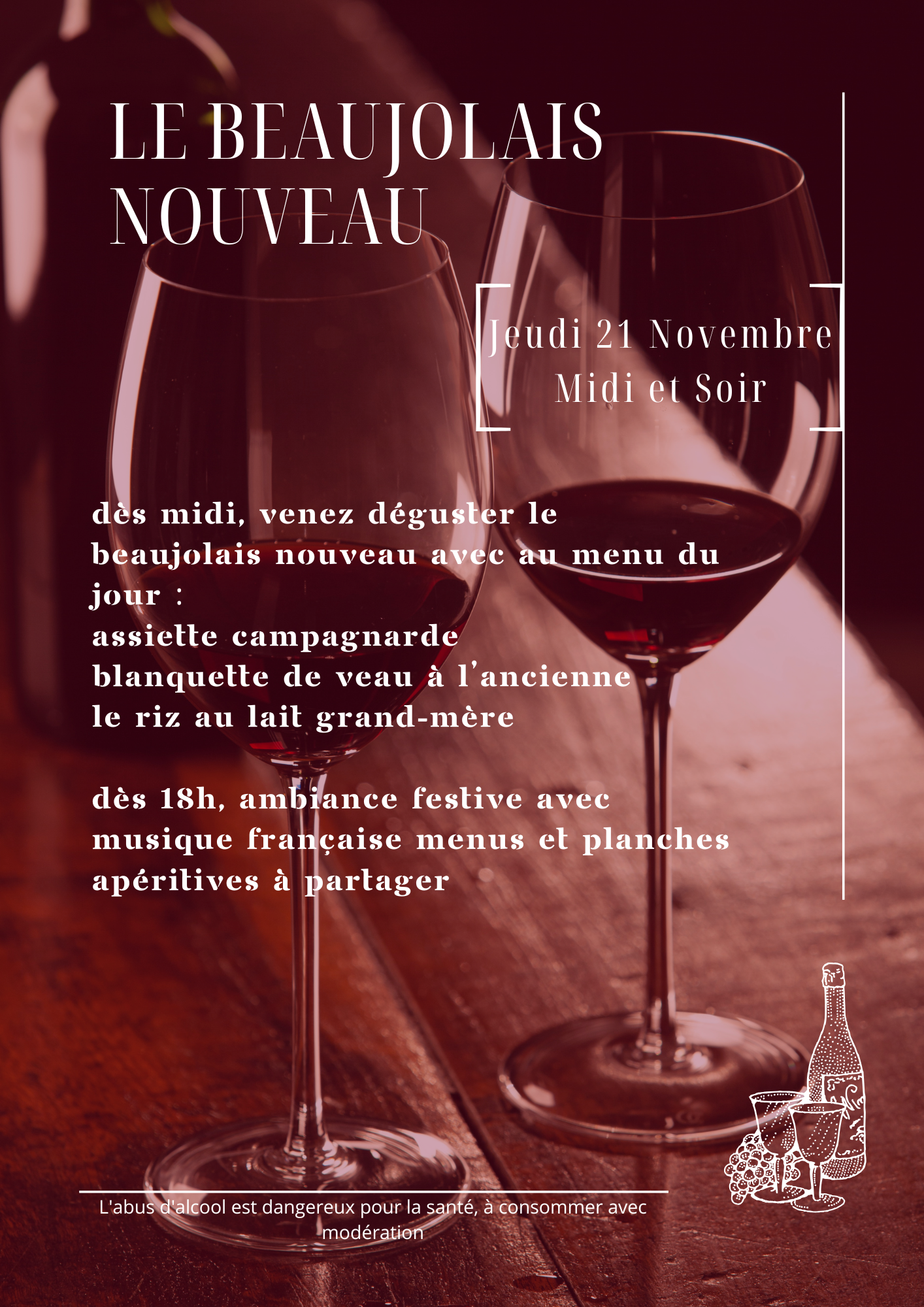 Menu Saint Valentin 2023
